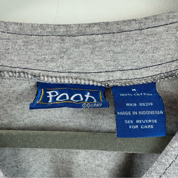 Vintage Pooh Disney Eeyore Embroidered Pocket Short Medium - Picture 4 of 7